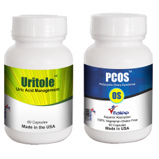 Combo-A- Polycystic Ovary (PCOS) & Uric Acid Control (Uritole) (Capsule 60ct x2) (Click here for DETAILS)